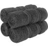 imageAmerican Soft Linen 4 Piece Bath Towel Hand Towel ampamp Washcloth Bundle 12 Count 100 Cotton Terry Style Machine Washable