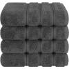imageAmerican Soft Linen 4 Piece Bath Towel Hand Towel ampamp Washcloth Bundle 12 Count 100 Cotton Terry Style Machine Washable