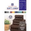 imageAmerican Soft Linen Bath Rug 20 in 34 in 100 Cotton Bath Mats Rugs for Bathroom Slip Reducer Washable Shaggy Form Area Rugs Light Grey Bath RugChocolate Brown