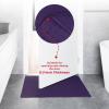imageAmerican Soft Linen Bath Rug 20 in 34 in 100 Cotton Bath Mats Rugs for Bathroom Slip Reducer Washable Shaggy Form Area Rugs Light Grey Bath RugRich Purple