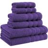 imageAmerican Soft Linen Bath Rug 20 in 34 in 100 Cotton Bath Mats Rugs for Bathroom Slip Reducer Washable Shaggy Form Area Rugs Light Grey Bath RugRich Purple
