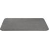 imageAmerican Soft Linen Bath Rug 20 in 34 in 100 Cotton Bath Mats Rugs for Bathroom Slip Reducer Washable Shaggy Form Area Rugs Light Grey Bath RugSmoke Gray