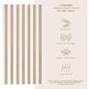 imageAmerican Soft Linen Cabana Striped Beach Towels 30x60 inch 4 Piece Oversize Pool Towels Quick Drying Sand Free Swim Towels BeigeBeige