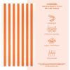 imageAmerican Soft Linen Cabana Striped Beach Towels 30x60 inch 4 Piece Oversize Pool Towels Quick Drying Sand Free Swim Towels BeigeOrange