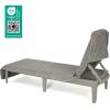imageAmerican Soft Linen Chaise Lounge Covers with Pocket 86quotx32quot Oversized Beach Pool Lounge Chair Towel GrayGray Chair Towel