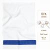imageAmerican Soft Linen Dish Towels 100 Cotton Dish Cloths for Kitchen 4 Packed Soft Absorbent Quick Dry Kitchen Towels BeigeNavy Blue