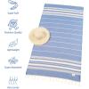 imageAmerican Soft Linen Turkish Peshtemal Beach Towels 40quot x 70quot Size 4 Pack Swim Towels for Beach and Pool Towels Orange Pink StripeBlue