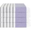 imageAmerican Soft Linen Turkish Peshtemal Beach Towels 40quot x 70quot Size 4 Pack Swim Towels for Beach and Pool Towels Orange Pink StripePurple