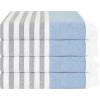 imageAmerican Soft Linen Turkish Peshtemal Beach Towels 40quot x 70quot Size 4 Pack Swim Towels for Beach and Pool Towels Orange Pink StripeRoyal Blue
