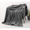 imageAmerican Soft Linen Bedding Fleece Blanket Twin Size 60x80 inch Plush Fuzzy Cozy Soft Blanket for Bed Sofa Couch Navy BlueGray