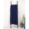 imageAmerican Soft Linen Bedding Fleece Blanket Twin Size 60x80 inch Plush Fuzzy Cozy Soft Blanket for Bed Sofa Couch Navy BlueNavy Blue