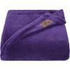 imageAmerican Soft Linen Bedding Fleece Blanket Twin Size 60x80 inch Plush Fuzzy Cozy Soft Blanket for Bed Sofa Couch Navy BluePurple