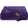 imageAmerican Soft Linen Bedding Fleece Blanket Twin Size 60x80 inch Plush Fuzzy Cozy Soft Blanket for Bed Sofa Couch Navy BluePurple