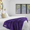 imageAmerican Soft Linen Bedding Fleece Blanket Twin Size 60x80 inch Plush Fuzzy Cozy Soft Blanket for Bed Sofa Couch Navy BluePurple