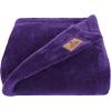 imageAmerican Soft Linen Bedding Fleece Blanket Twin Size 60x80 inch Plush Fuzzy Cozy Soft Blanket for Bed Sofa Couch Navy BluePurple