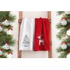 imageAmerican Soft Linen Christmas Bath Towels Bathroom Set 2 Packed Embroidered Decorative 100 Turkish Cotton Hand Bath Towels Dish Towels for Decor Xmas JoyBelieveTreedeer