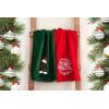 imageAmerican Soft Linen Christmas Bath Towels Bathroom Set 2 Packed Embroidered Decorative 100 Turkish Cotton Hand Bath Towels Dish Towels for Decor Xmas JoyBelieveMerry Christmas