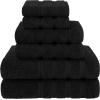 imageAmerican Soft Linen 6 Piece Towel Set and 4 Piece Bath Towel Set Bundle