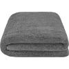 imageAmerican Soft Linen Oversized Bath Sheet 40x80 Extra Large for Bathroom 600 GSM 100 Cotton Turkish Jumbo Bathsheet Towels for Adults Dark Gray Bath Sheet
