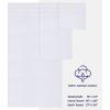 imageAmerican Soft Linen 4 Piece Bath Hand ampamp Washcloth Towel Bundle 12 Count White Cotton Towel Set