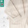 imageAmerican Soft Linen Mens 100 Cotton Terry Bathrobe  Soft Absorbent Quick Dry Turkish Robe for MenBeige