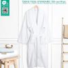 imageAmerican Soft Linen Mens 100 Cotton Terry Bathrobe  Soft Absorbent Quick Dry Turkish Robe for MenWhite