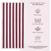imageAmerican Soft Linen Cabana Striped Beach Towels 30x60 inch 4 Piece Oversize Pool Towels Quick Drying Sand Free Swim Towels Moss GreenBordeaux Red