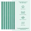 imageAmerican Soft Linen Cabana Striped Beach Towels 30x60 inch 4 Piece Oversize Pool Towels Quick Drying Sand Free Swim Towels Moss GreenGreen