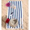 imageAmerican Soft Linen Cabana Striped Beach Towels 30x60 inch 4 Piece Oversize Pool Towels Quick Drying Sand Free Swim Towels Moss GreenNavy Blue