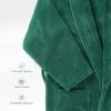 imageAmerican Soft Linen Luxury Mens Fleece Bathrobe Soft Warm Lightweight Plush Robe for Men Cozy Absorbent Spa Hotel QualityTeal