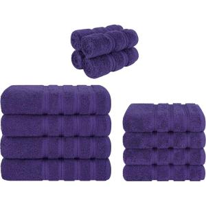 imageAmerican Soft Linen 4 Piece Bath Towel 4 Piece Hand Towel ampamp 4 Piece Washcloth Bundle